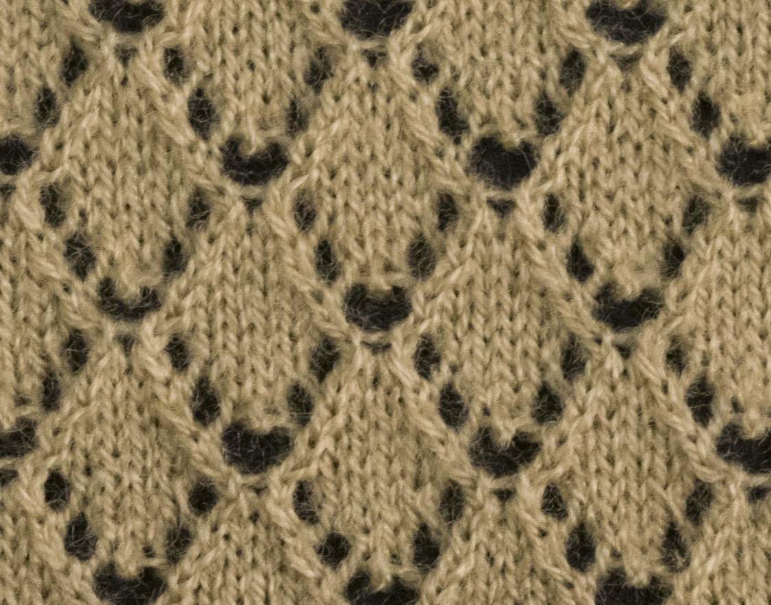 the Open Diamonds lace pattern