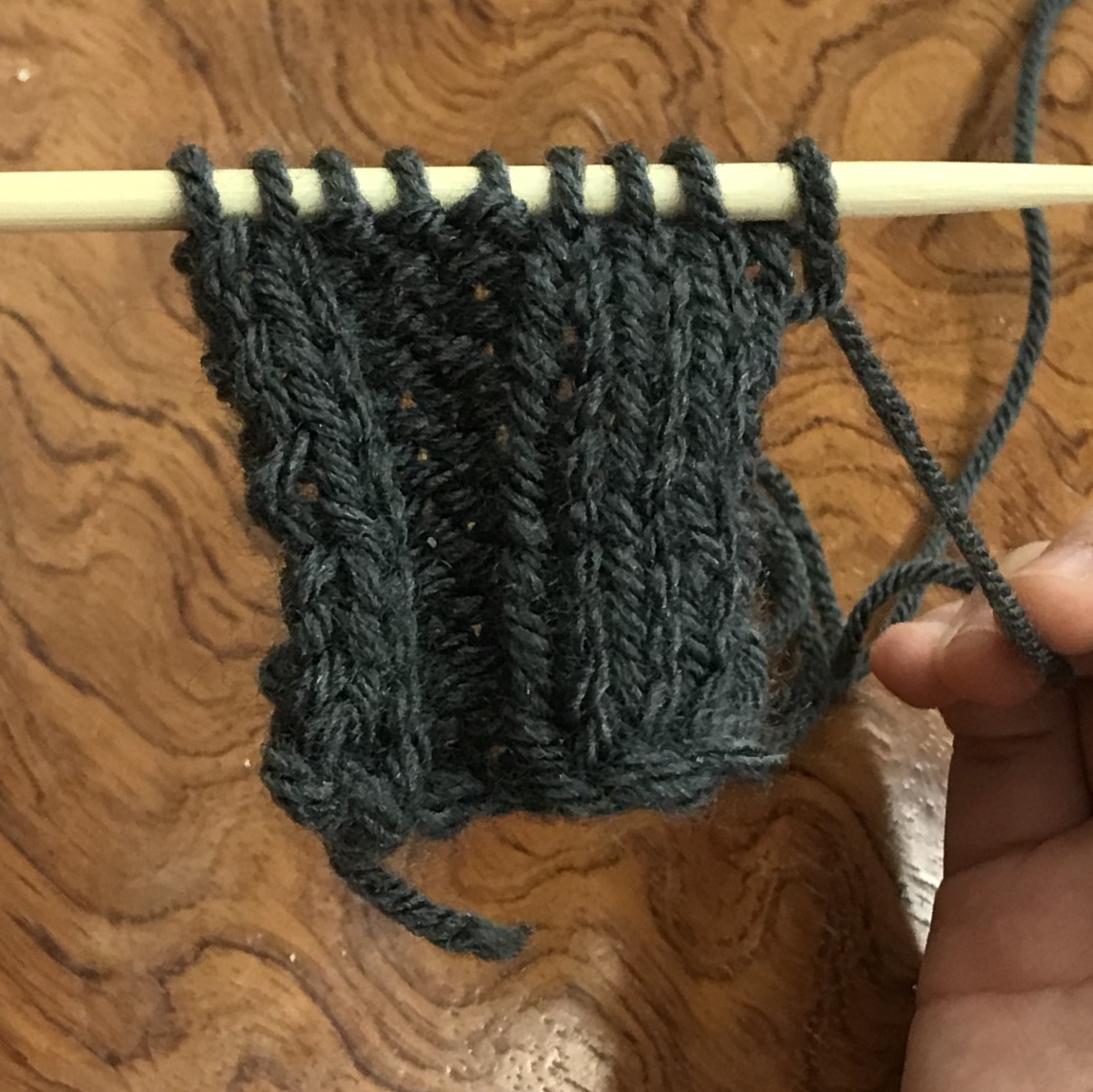 hand knit demo object